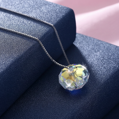 Swarovski Crystal Necklace in 925 Sterling Silver