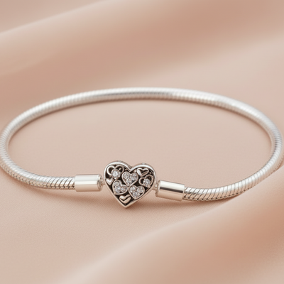 Flexible Hearts Bracelet (One Piece)