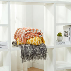 Nordic Style Knitted Sofa Blanket for Home Naps