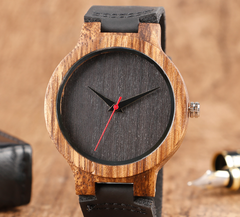 Men's Bamboo Wood Quartz Watch