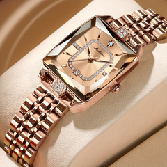 Waterproof Fashion Watch Rose Gold