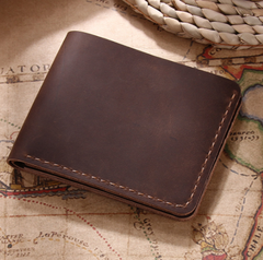 Handmade Genuine Leather Retro Wallet for Men