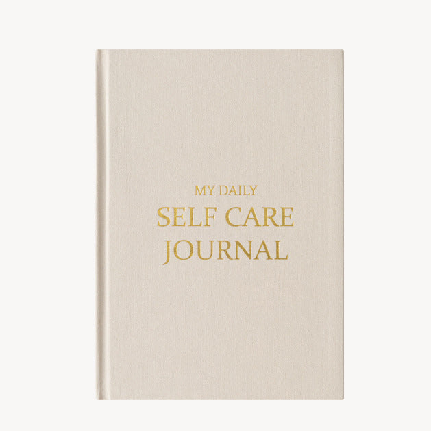A5 Gratitude Journal for Self-Care and Planning Beige