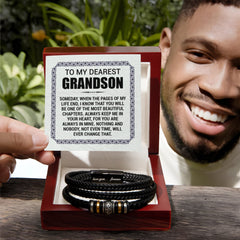 Pages of My Life Love You Forever (To My Grandson) – Bracelet - August Bloom