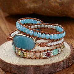 Natural Stone Handwoven Bracelet Bracelet