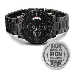 Iron Sharpens Iron (Proverbs 27:17) – Men's Watch - August Bloom