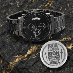 Iron Sharpens Iron (Proverbs 27:17) – Men's Watch