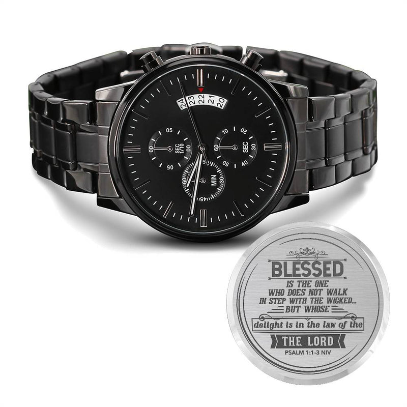 Blessed Is the One (Psalm 1:1-3 NIV) – Men's Watch - August Bloom