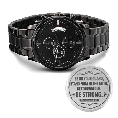 Be on Your Guard (1 Corinthians 16:13 NIV) – Men's Watch - August Bloom