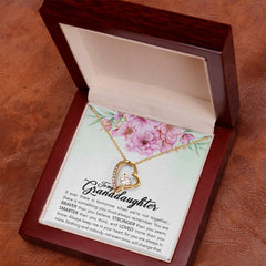 Brave Granddaughter - Forever Love Necklace - August Bloom