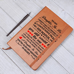 To My Daughter-in-Law Honor – Leather Journal - August Bloom