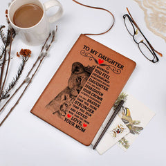 To My Daughter Lion Crown – Vegan Leather Journal - August Bloom