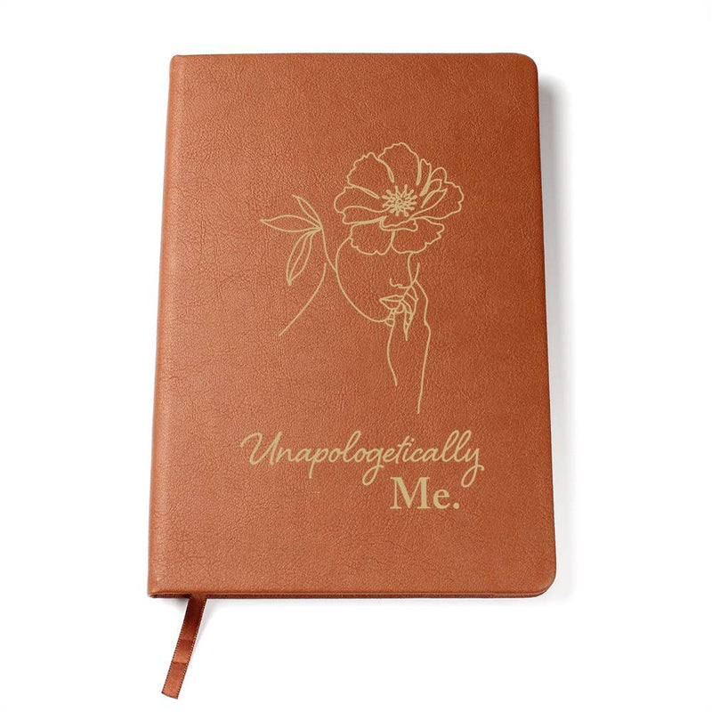 Unapologetically Me - Leather Journal - August Bloom
