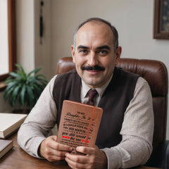 To My Daughter-in-Law Honor – Leather Journal - August Bloom