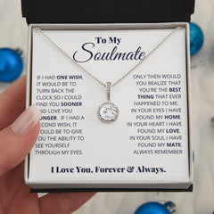 To My Soulmate - Eternal Hope Necklace - August Bloom