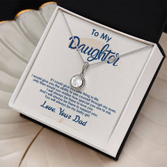 Always Be My Baby Girl - Eternal Hope Necklace - August Bloom