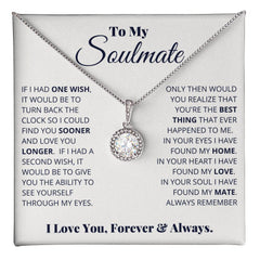 To My Soulmate - Eternal Hope Necklace - August Bloom