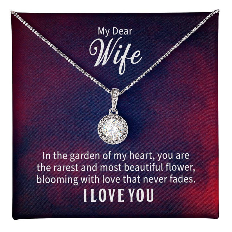 My Wife My Flower - Eternal Hope Necklace - August Bloom
