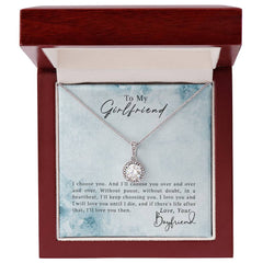 To My Girlfriend - Eternal Hope Necklace - August Bloom