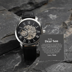 To My Dear Son Always Remember I Love You – Openwork Watch