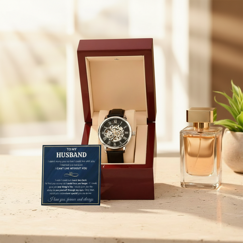 To My Husband Eyes – Openwork Watch