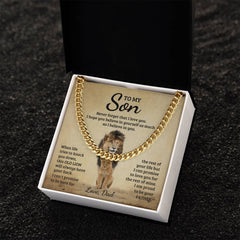 Never Forget - Cuban Link Chain - August Bloom