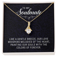 To My Soulmate - Alluring Beauty Necklace - August Bloom