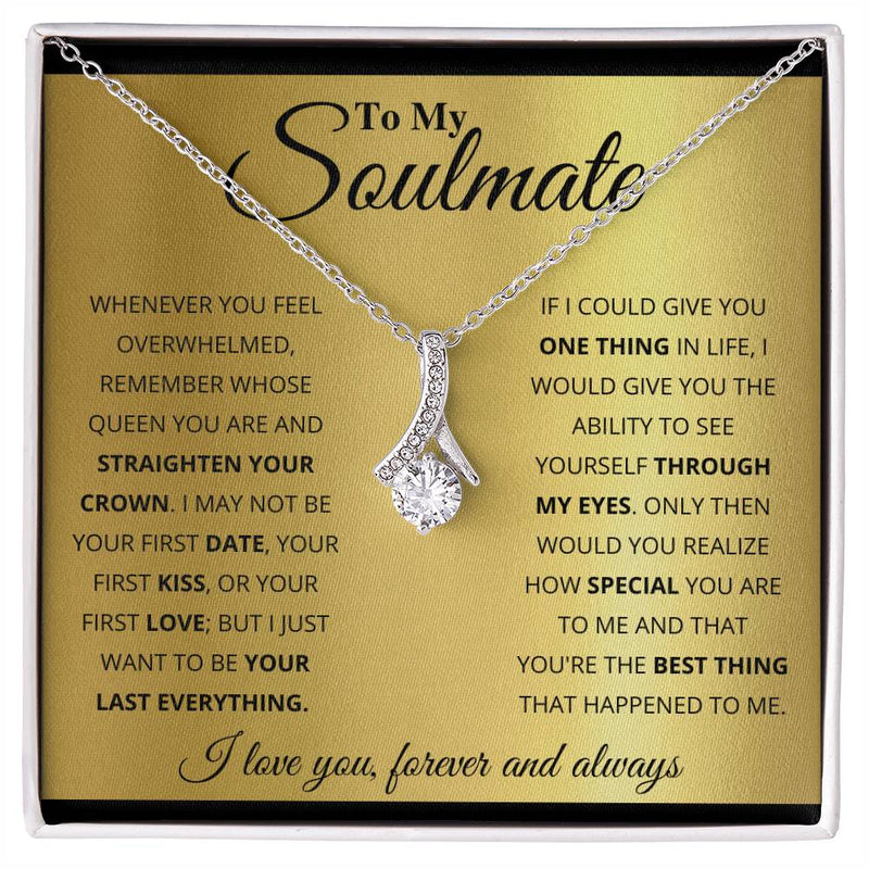 To My Soulmate - Alluring Beauty Necklace - August Bloom
