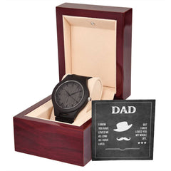 Dad's Love - Wooden Watch - August Bloom