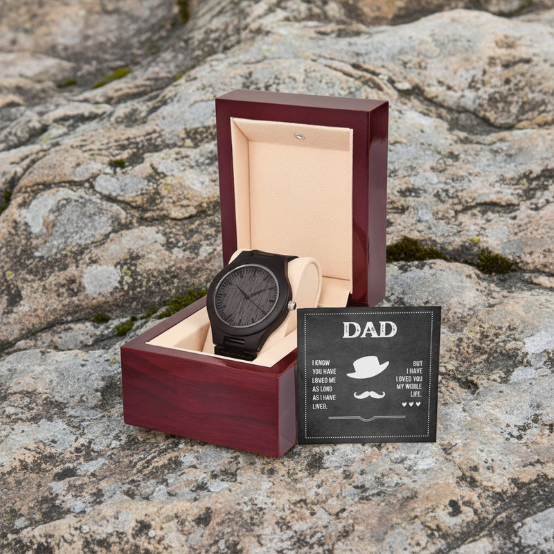 Dad's Love - Wooden Watch