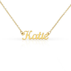 Classic Style Name Necklace - August Bloom