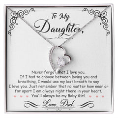 My Baby Girl - Forever Love Necklace - August Bloom