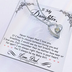 My Baby Girl - Forever Love Necklace - August Bloom