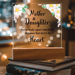 To My Daughter Distance – Acrylic Square - August Bloom