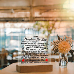 To My Daughter-in-Law Honor – Acrylic Square - August Bloom