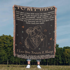 To My Wife - Heirloom Blanket - August Bloom