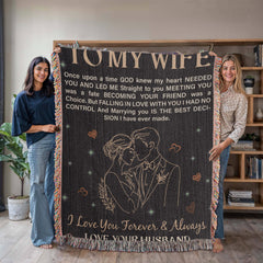 To My Wife - Heirloom Blanket - August Bloom