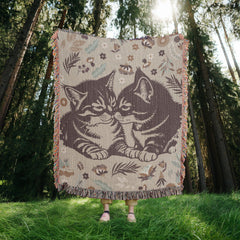 Cat Lovers - Heirloom Blanket - August Bloom