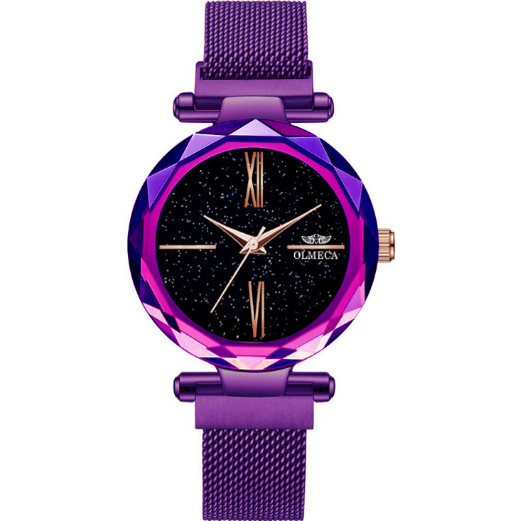 OLMECA Women's Waterproof Quartz Starry Fashion Watch A