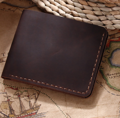 Handmade Genuine Leather Retro Wallet for Men