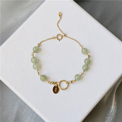 Single Hetian jade Circle Bracelet for Women - August Bloom