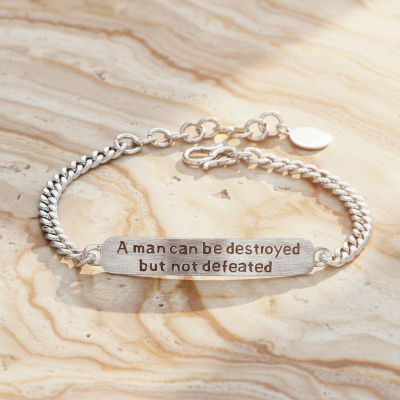 Vintage Thai Silver Bracelet for Men's Fashion