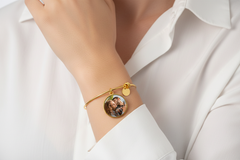 Luxury Circle Bangle - August Bloom