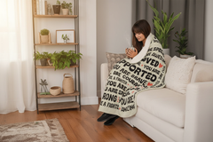 To My Daughter Braver (From Mom) – Sherpa Fleece Blanket - August Bloom