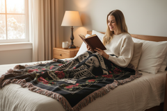 Til Death Do Us Part - Heirloom Blanket - August Bloom