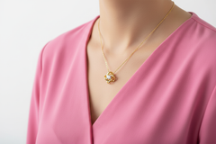 Love Knot Necklace - August Bloom