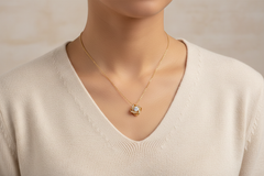 Love Knot Necklace - August Bloom
