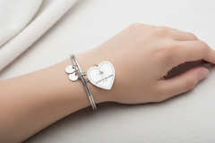 Luxury Heart Bangle