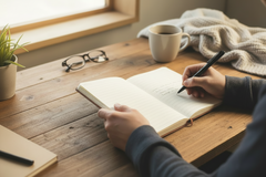 To My Daughter Proud – Leather Journal - August Bloom