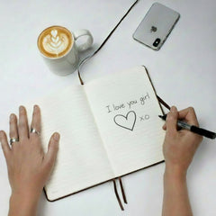 To My Wife Sooner – Leather Journal